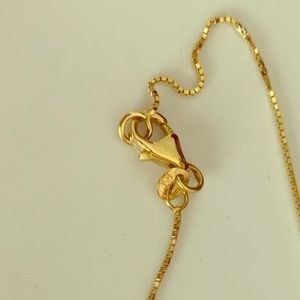 Gold heart chain